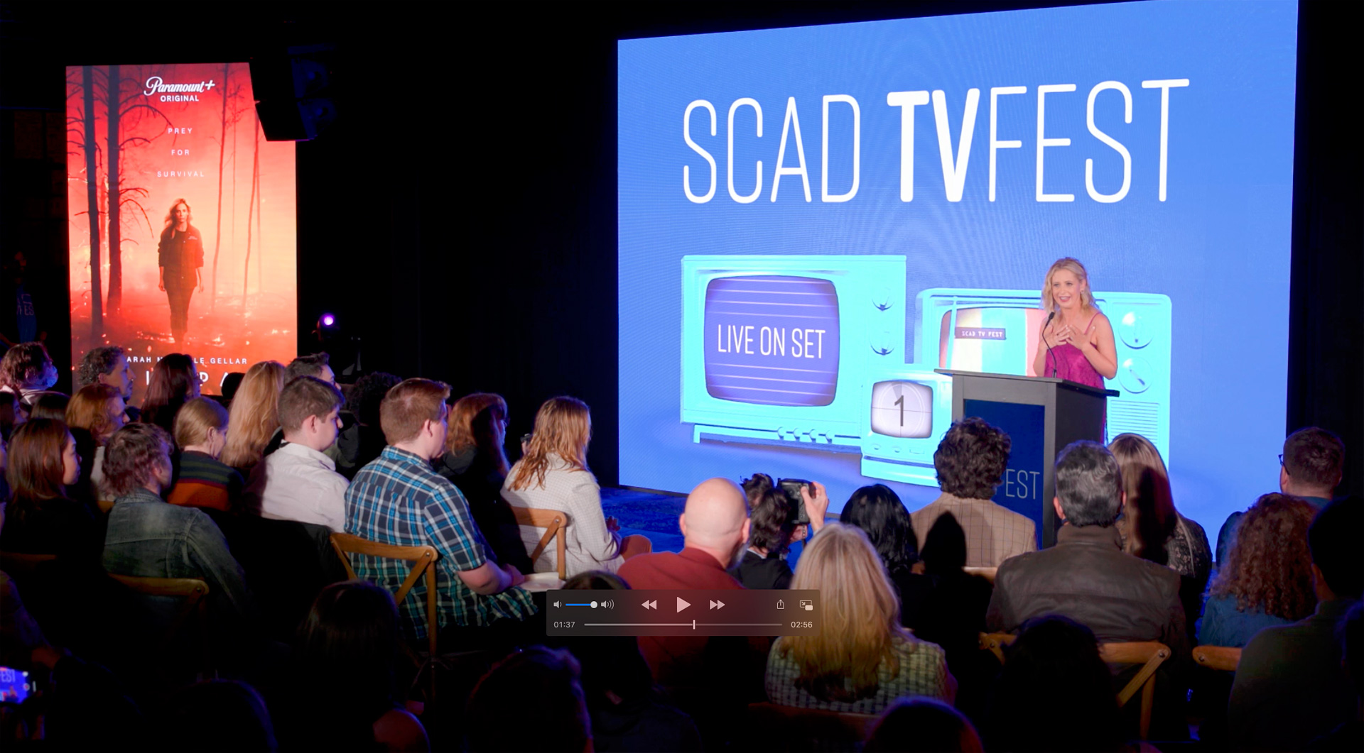 SCAD TVfest honoree and 'Wolf Pack' actor Sarah Michelle Gellar | SCAD.edu